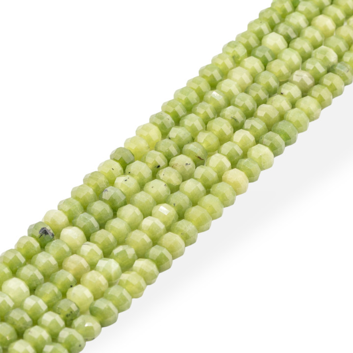 Giada Taglio Rigido Rondella Sfaccettata 8x5mm Giada Birmana