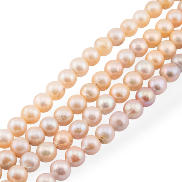 Perle Di Fiume Tonde 10,0-10,5mm AA+ Multicolor