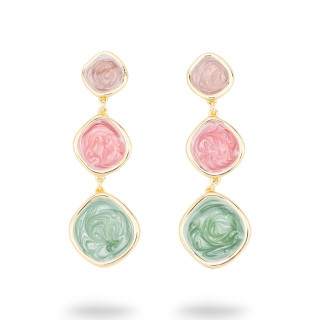 Orecchini Bijoux Smaltato Collezione Isabella 1 Coppia