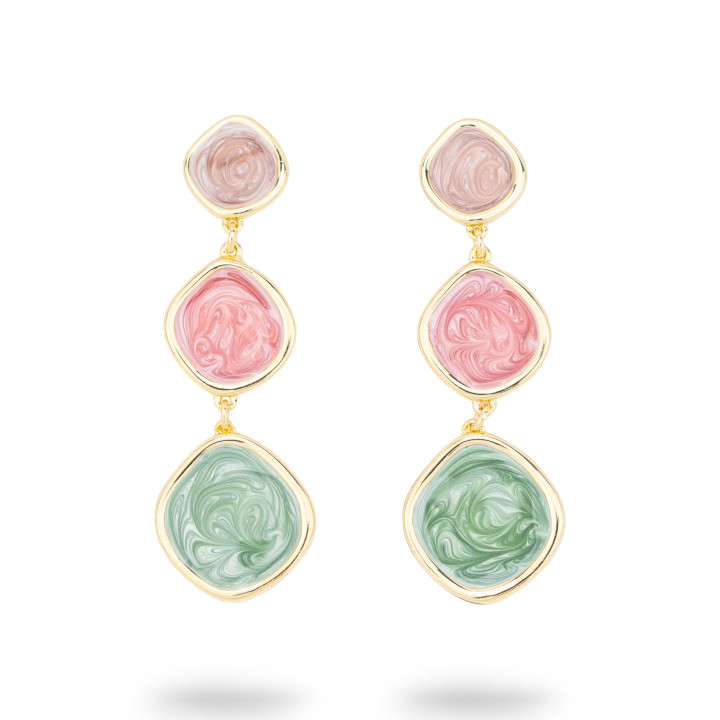 Orecchini Bijoux Smaltato Collezione Isabella 1 Coppia