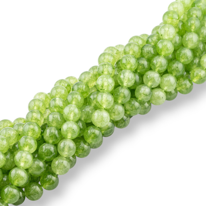 Giada Peridoto Tondo Liscio 14mm