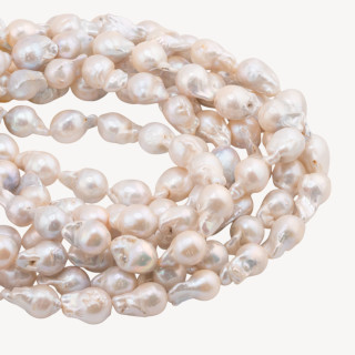 Perle Di Fiume Barocche (PWN) 60-70gr 12-13mm Bianco