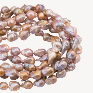 Perle Di Fiume Barocche A Goccia (NBQ) 90-100gr Rosa