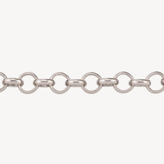 Catena Di Bronzo A Metraggio Rolo' 4,0mm 40BL 1 Metro Rodiato