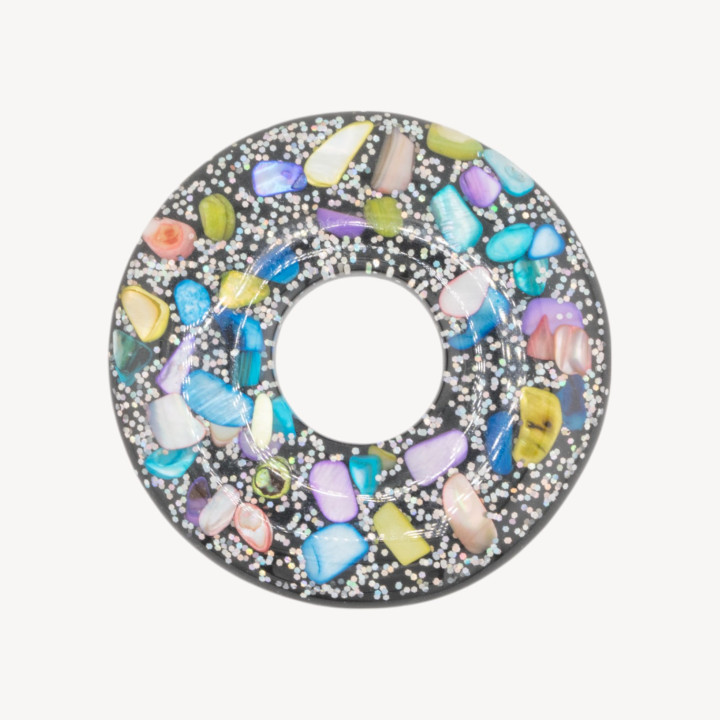 Componente Di Resina Con Mosaico Madreperla 6cm MOD3