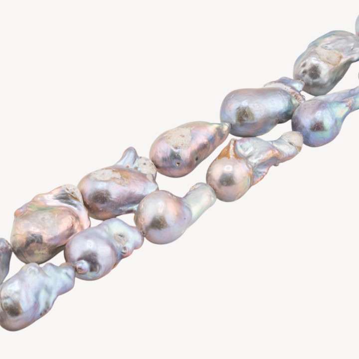 Perle Di Fiume Barocche A Goccia (FSL)  70-75gr