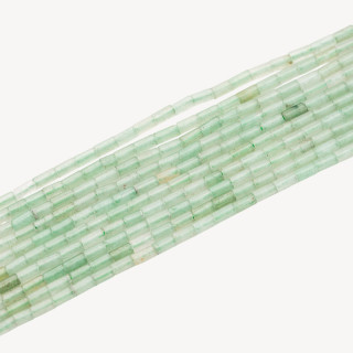 Avventurina Verde Cilindro Liscio Cannettina 2x4mm