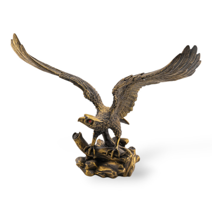 Soprammobile Statua Di Ottone Animalier 29x25cm