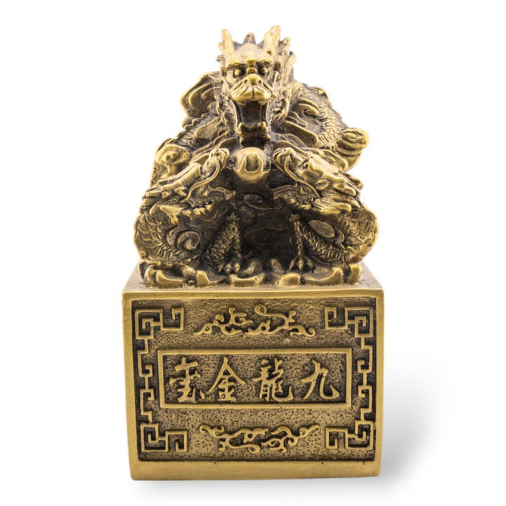 Soprammobile Statua Di Ottone Animalier 8x14cm