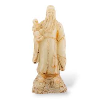 Soprammobile Statue Di Giada Giadeite Inciso A Mano 20cm