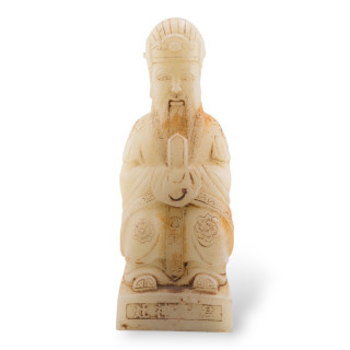 Soprammobile Statue Di Giada Giadeite Inciso A Mano 25cm