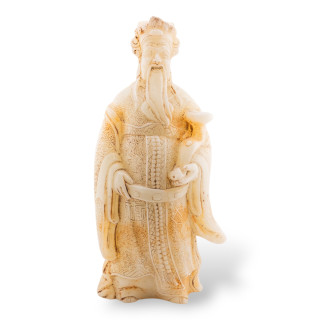 Soprammobile Statue Di Giada Giadeite Inciso A Mano 27cm