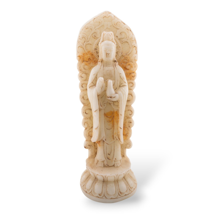 Soprammobile Statue Di Giada Giadeite Inciso A Mano 30cm