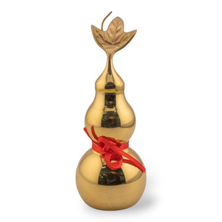 Soprammobile Statua Di Ottone Zucca Ornamentale 10,5cm