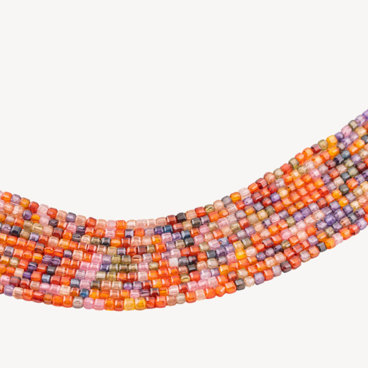 Zirconi Cubi Taglio Rigido 2mm Multicolor