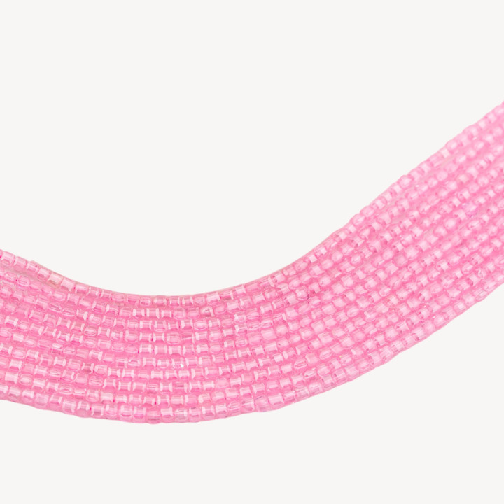 Zirconi Cubi Taglio Rigido 2mm Rosa