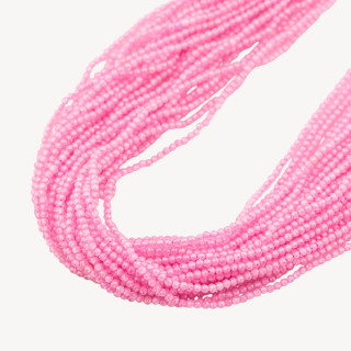 Zirconi Perline Sfaccettate 2mm Rosa