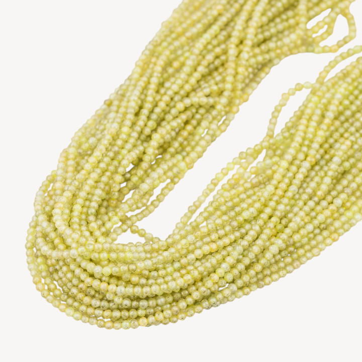 Zirconi Perline Sfaccettate 2mm Verde Peridot