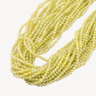 Zirconi Perline Sfaccettate 3mm Verde Peridot Chiaro