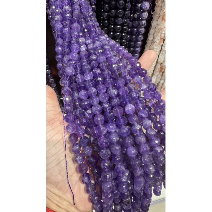 Faceted Amethyst 10mm First Choice