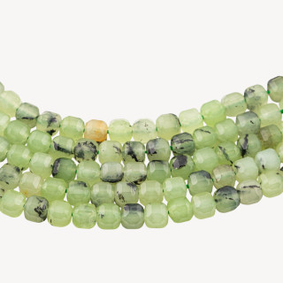 Giada Taglio Rigido Cubo Sfaccettato 6mm Prenite