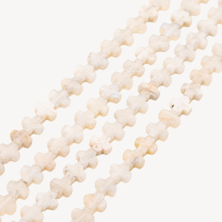 Labradorite Bianca Croce 8mm