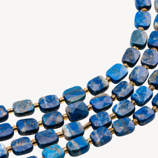 Lapislazzuli Rettangolo Piatto Sfaccettato 8x10mm