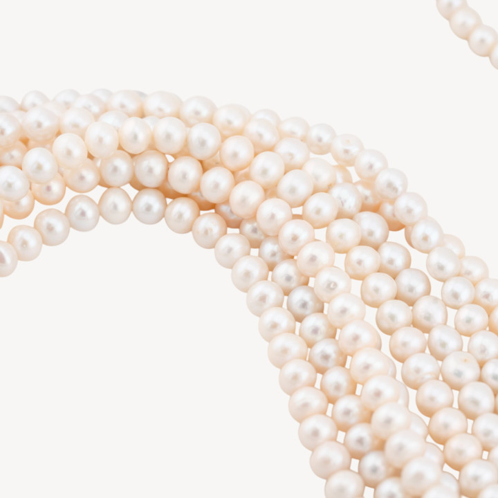 Perle Di Fiume Tonde 6.0-6.5mm