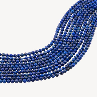 Lapislazzuli Perlina Tonda Sfaccettata Diamond Cut 4mm