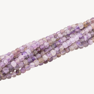 Ametista Cubi Taglio Rigido Sfaccettato 3,5mm
