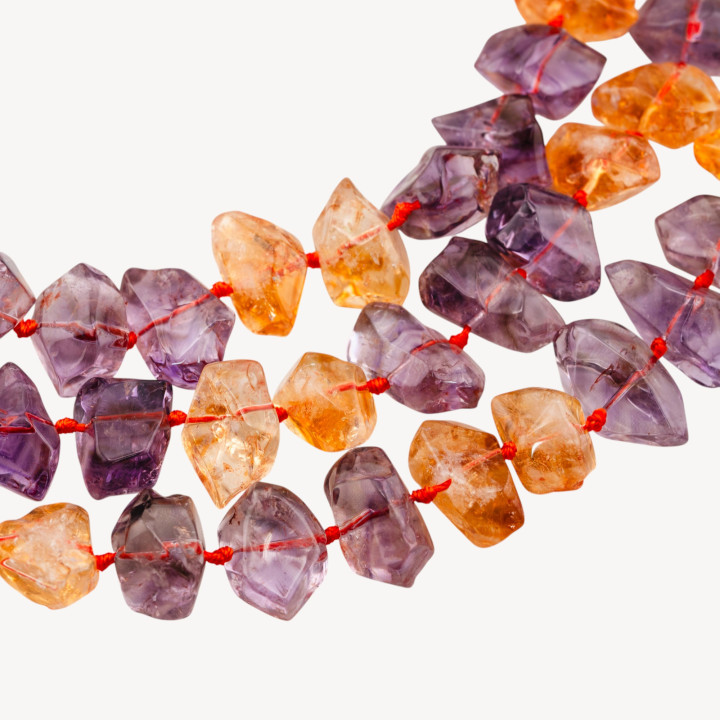 Ametista e Citrino Sasso Irregolare