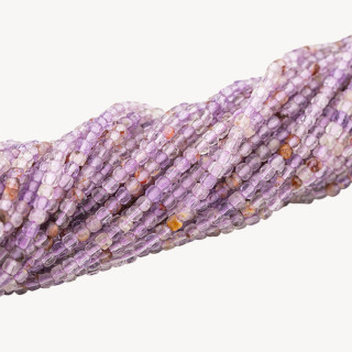 Ametista Ematoide Cubi Taglio Rigido 2,5mm