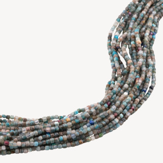 Apatite Grezzo Mix Taglio Rigido Sfaccettato 2,5mm