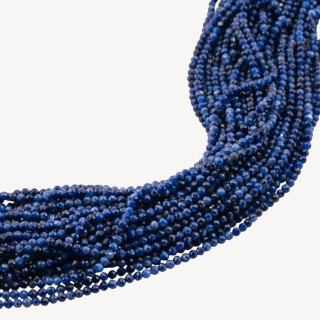 Sodalite Perlina Tonda Sfaccettata Diamond Cut 2mm