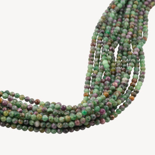 Giada Canadese Mix Perlina Tonda Sfaccettata Diamond Cut 2,8mm