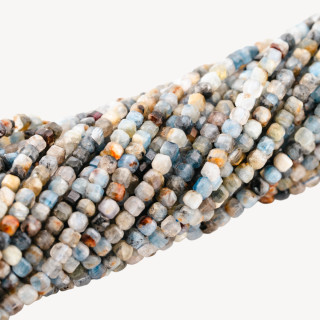 Iolite Grezza Cubi Taglio Sfaccettato 3,5mm