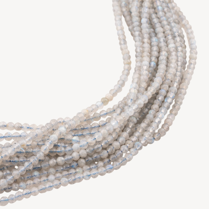 Labradorite Perlina Tonda Sfaccettata Diamond Cut 3,6mm