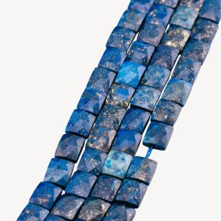 Lapislazzuli Rettangolo Piatto Sfaccettato Taglio Rigido 8x10mm