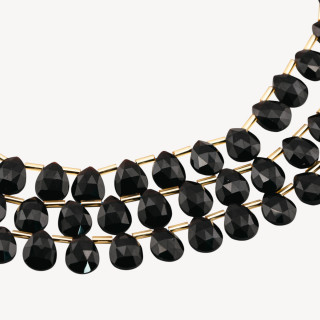 Onice Gocce Briolette Sfaccettate 10x8mm