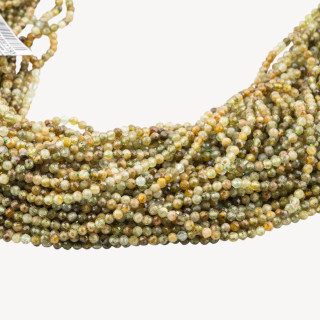 Peridot Perlina Tonda Sfaccettata Diamond Cut 3mm