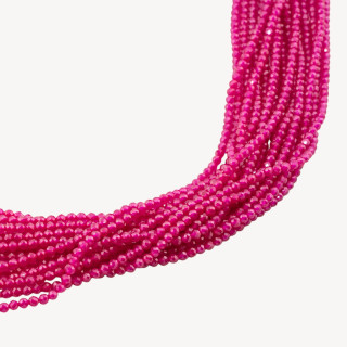 Radice Di Rubino Perlina Tonda Sfaccettata Diamond Cut 2,8mm