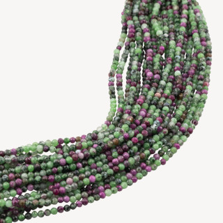 Rubizoisite Perlina Tonda Sfaccettata Diamond Cut 2,8mm