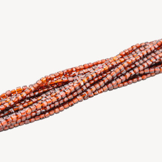 Zirconi Cubi Taglio Rigido 2,5mm Cognac Scuro