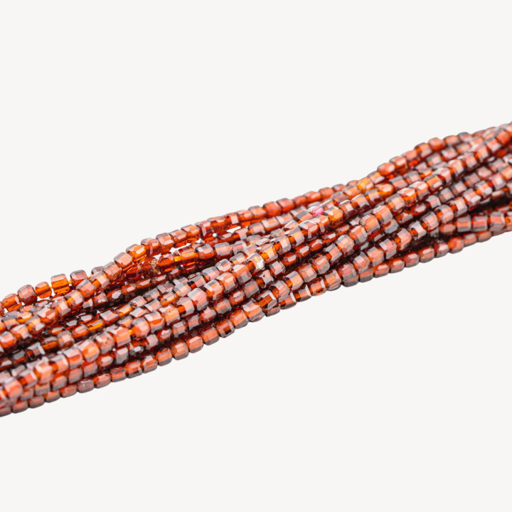 Zirconi Cubi Taglio Rigido 2,5mm Cognac Scuro