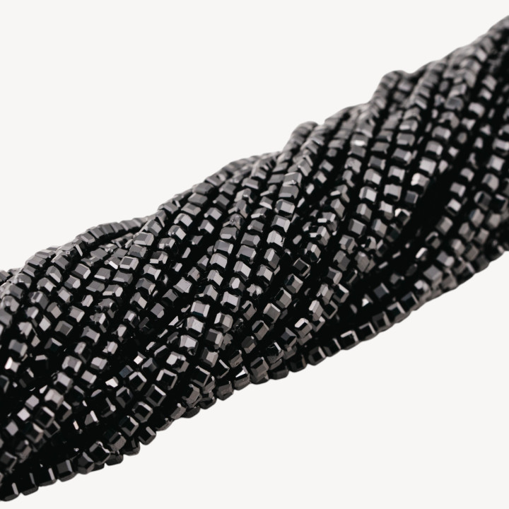 Zirconi Cubi Taglio Rigido 2,5mm Nero Jet