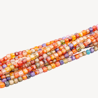 Zirconi Cubi Taglio Rigido 3mm Multicolor