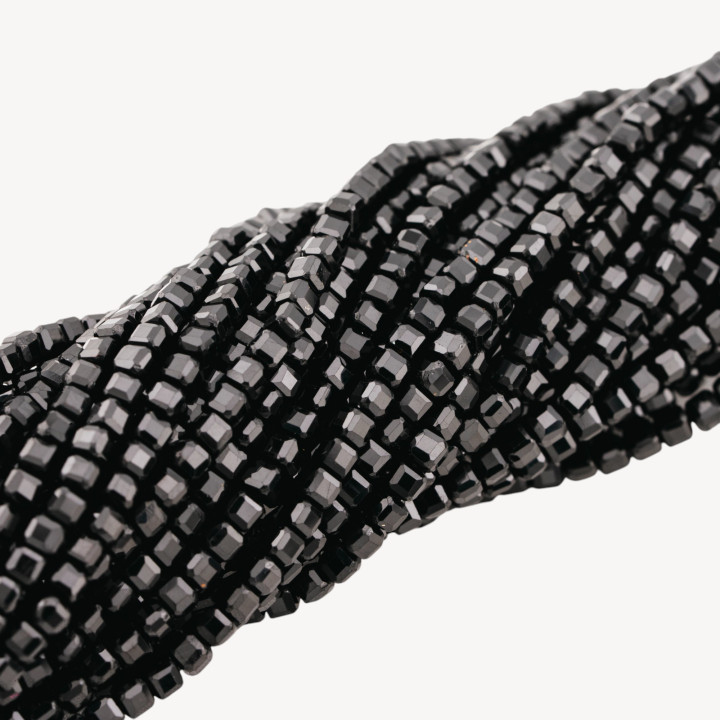 Zirconi Cubi Taglio Rigido 3mm Nero Jet