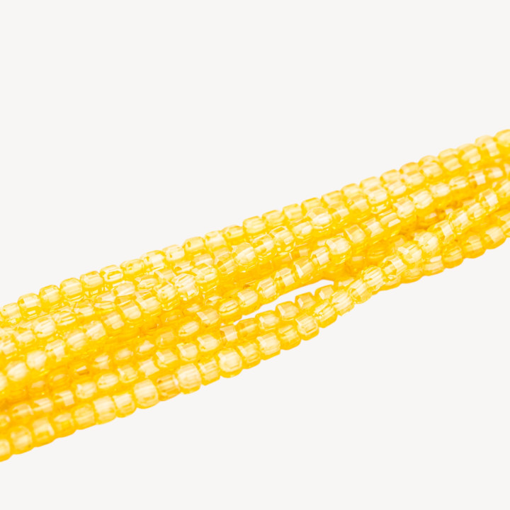 Zirconi Cubi Taglio Rigido 3mm Topazio Giallo