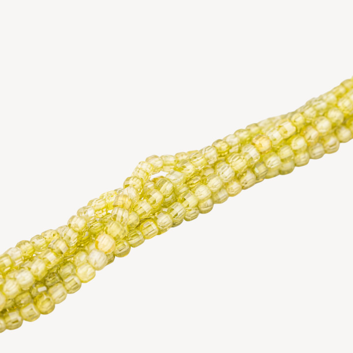 Zirconi Cubi Taglio Rigido 3mm Verde Peridot