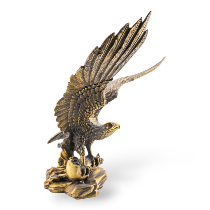 Soprammobile Statua Di Ottone Animalier 29x25cm